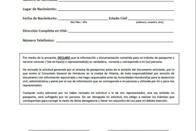 autorizacion para tramite de pasaporte